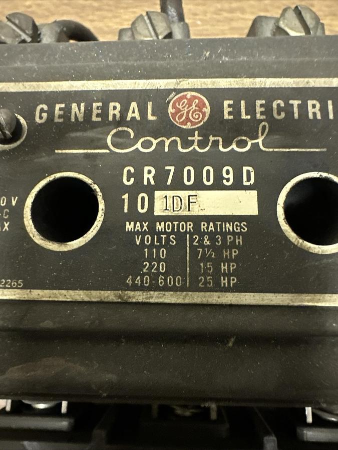 Used GE,CR7009D101DF,Size 2 Starter