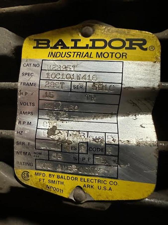 Used Baldor HP15 286T
