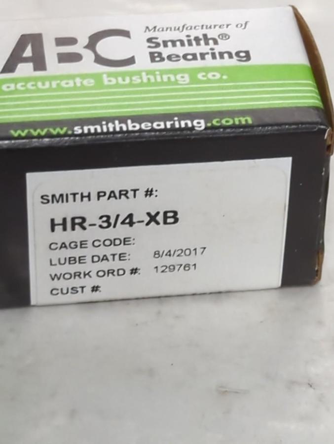 ABC SMITH,HR-3/4-XB,CAM FOLLOWER BEARING NOS