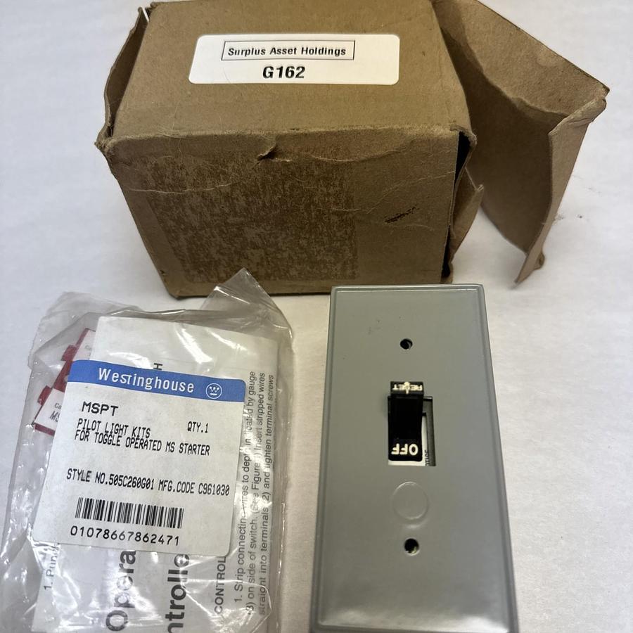 Westinghouse,MST01,Motor Starter Switch With MSPT Light Kit