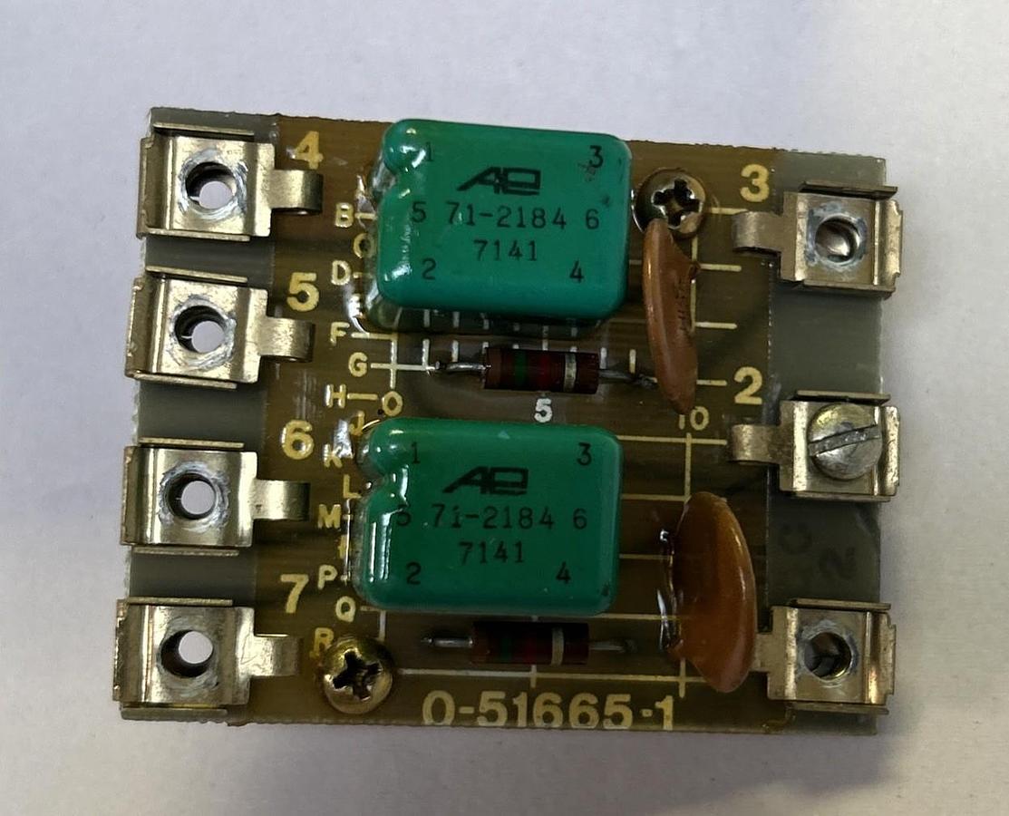 Used RELIANICE,O-51665-1,LINE DIRVE CIRCUIT BOARD