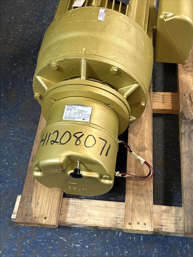 Used BALDOR,EBM4103T,SUPER-E BRAKE MOTOR 25HP 1775RPM 3PH 284T FRAME