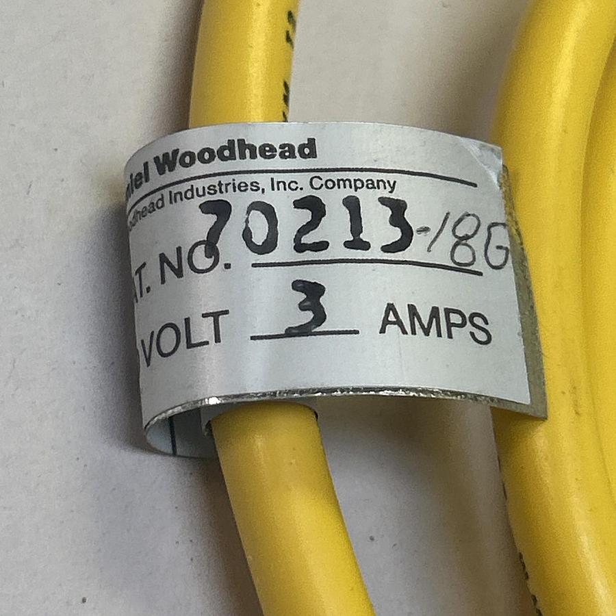 WOODHEAD,70213-18G,CONNECTOR CORDSET NOS