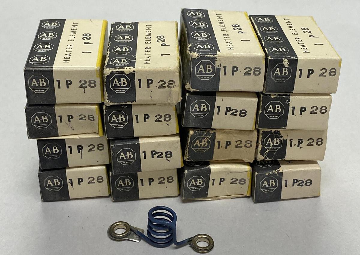 ALLEN BRADLEY,P28,HEATER ELEMENT LOT OF 16 NEW