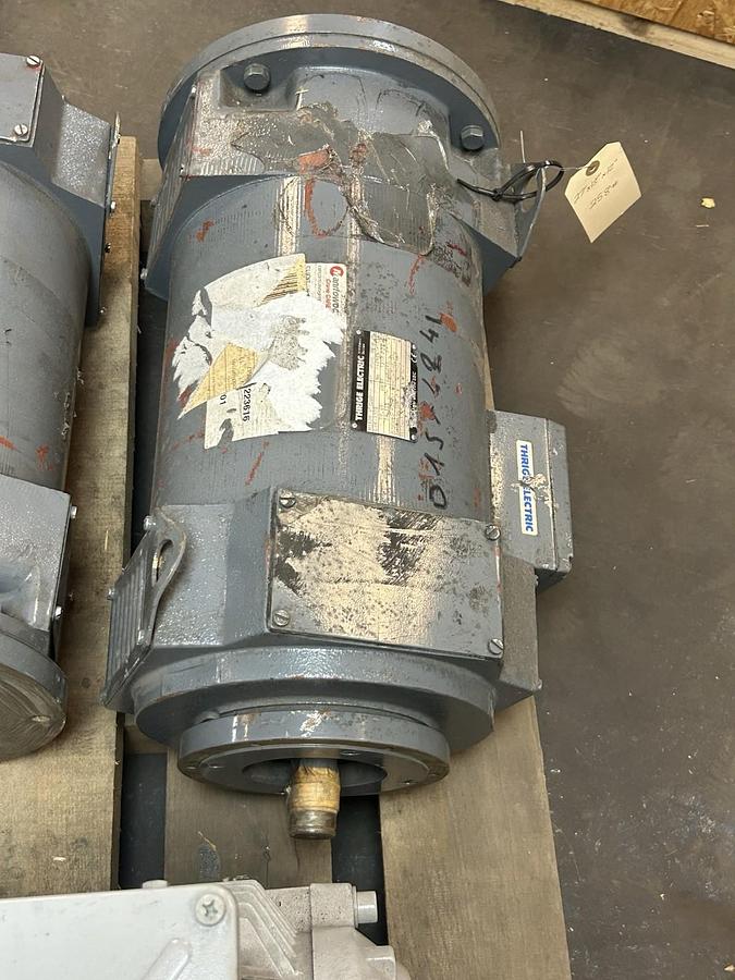 Used THRIGE ELECTRIC,LAK-132B,DC MOTOR 8.6WK 220V 1300RPM