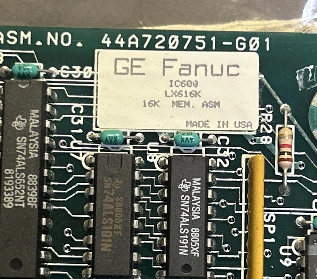 GE FANUC,IC600LX616K,16K MEMORY BOARD NOS
