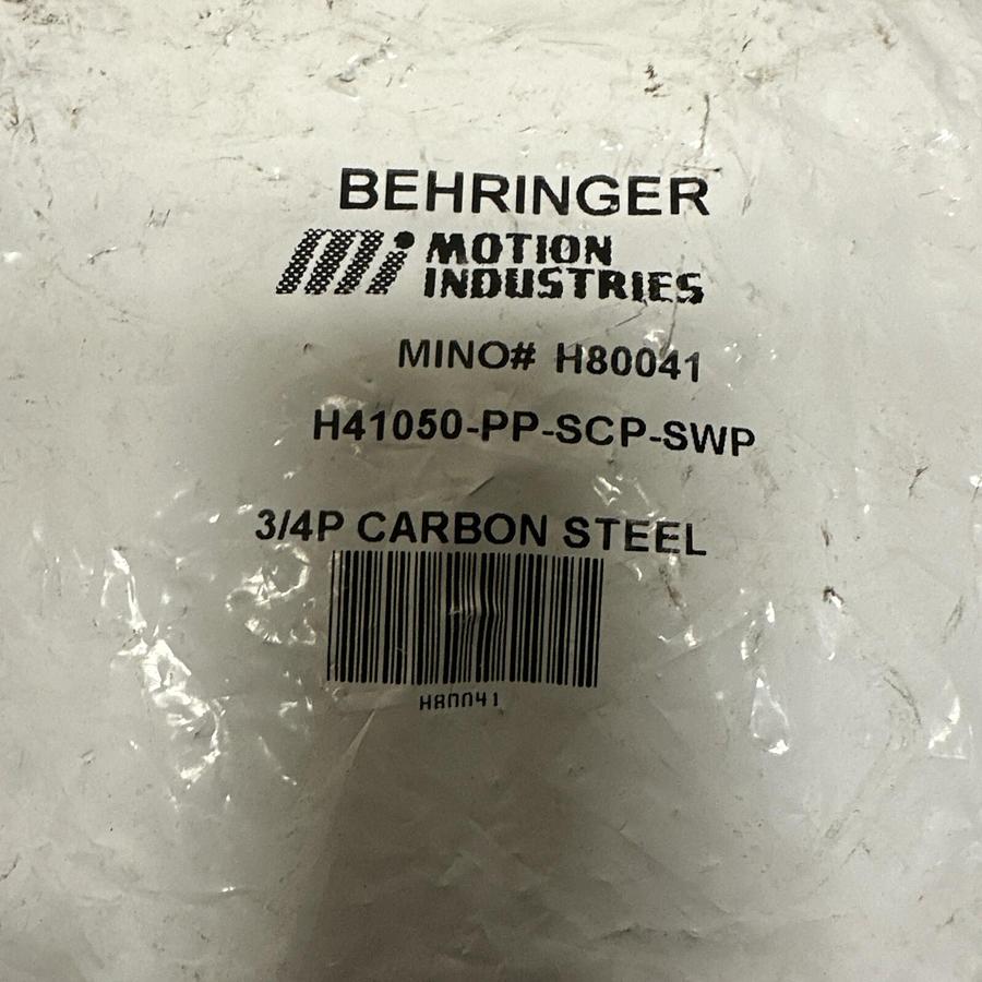 Behringer,H41050-PP-SCP-SWP,3/4P Carbon Steel Clamp LOT of 2