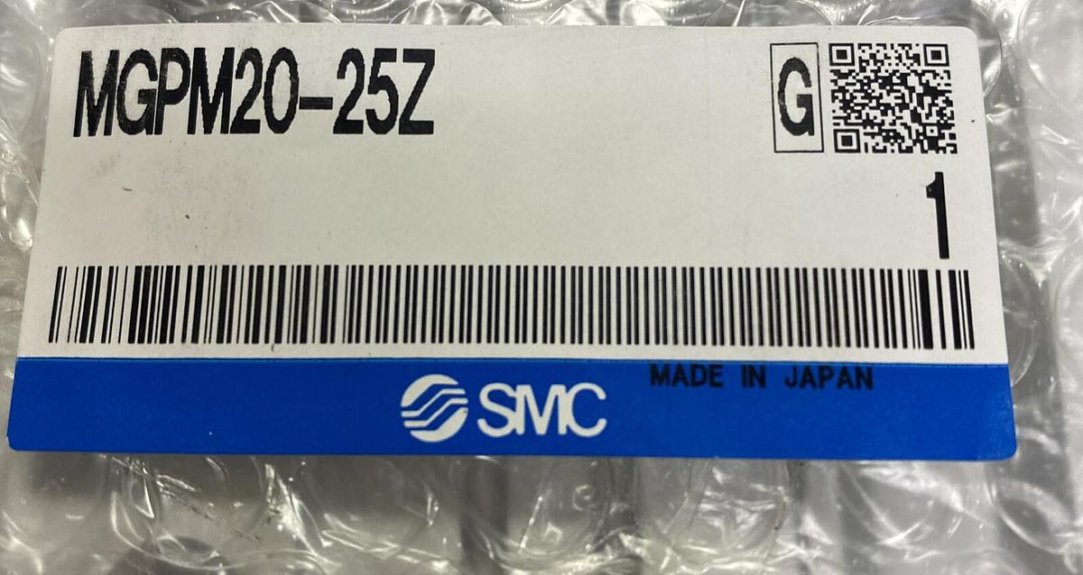 Used SMC,MGPM20-25Z,COMPACT GUIDED CYLINDER NEW