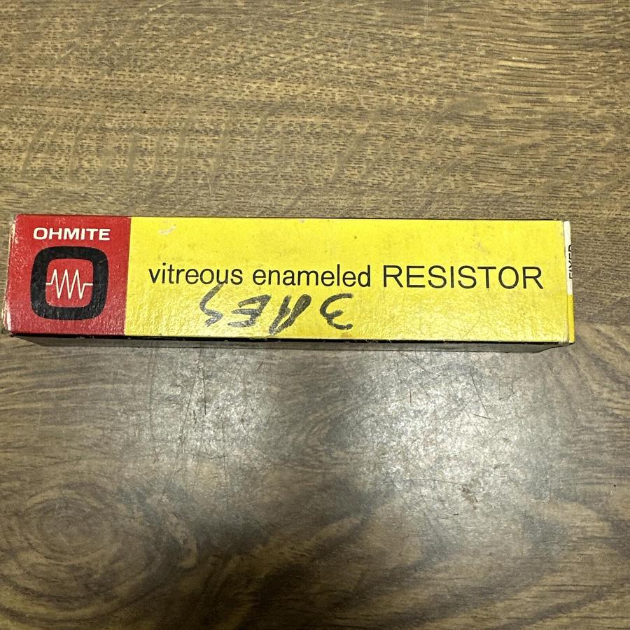 Used Ohmite,0602,Vitreuos Enameled Resistor 100W 50 Ohm