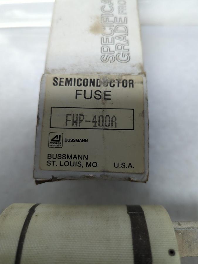 COOPER BUSSMANN,FWP-400A,SEMICONDUCTOR 400 AMP FUSE NOS