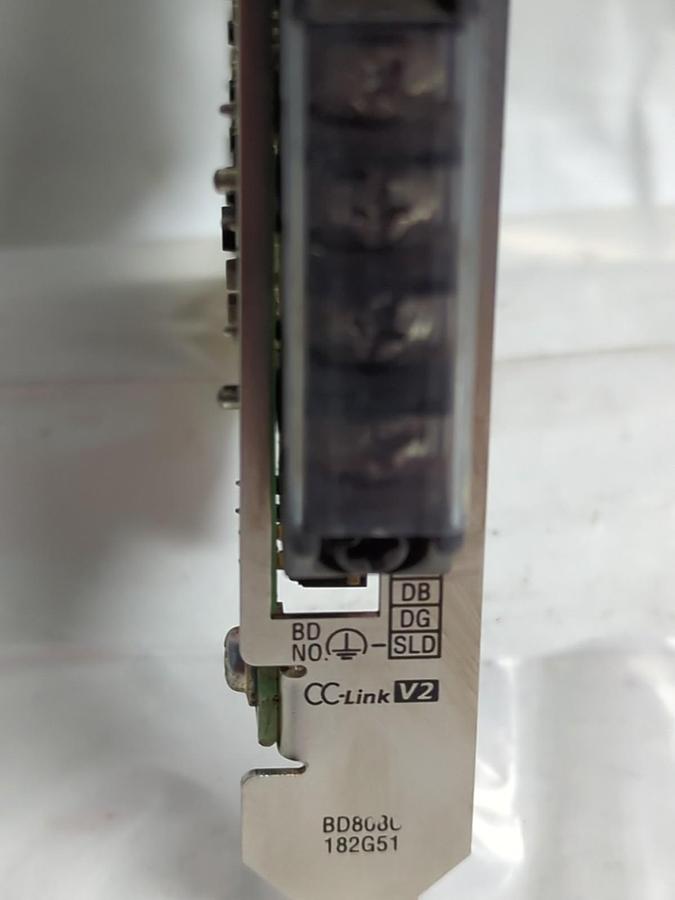 Used MITSUBISHI,Q80BD-J61BT11N,CC-LINK V2 INTERFACE CARD PRE-OWNED