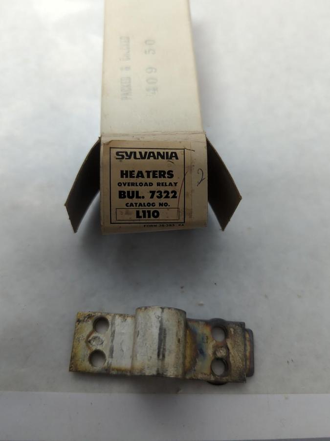 SYLVANIA,L110,OVERLOAD HEATER ELEMENT  NOS
