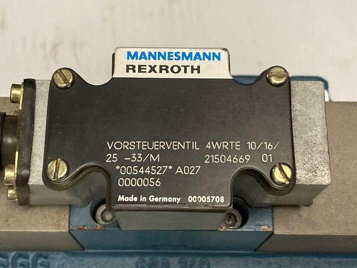 Used Rexroth,4WRTE25W500L-31H/6BG24EK31/M,Hydraulic Directional Control Valve