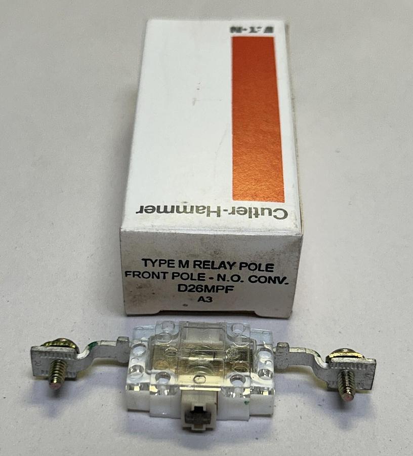 Used CUTLER HAMMER,D26MPF,RELAY NEW
