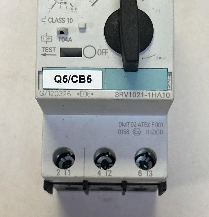 Used SIEMENS,3RV1021-1HA10,MOTOR STARTER