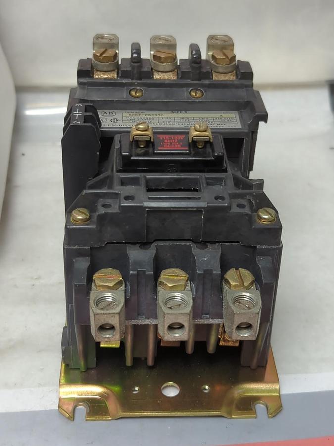 Used ALLEN BRADLEY,500F-C0D930,SIZE 2 CONTACTOR SERIES A PRE-OWNED
