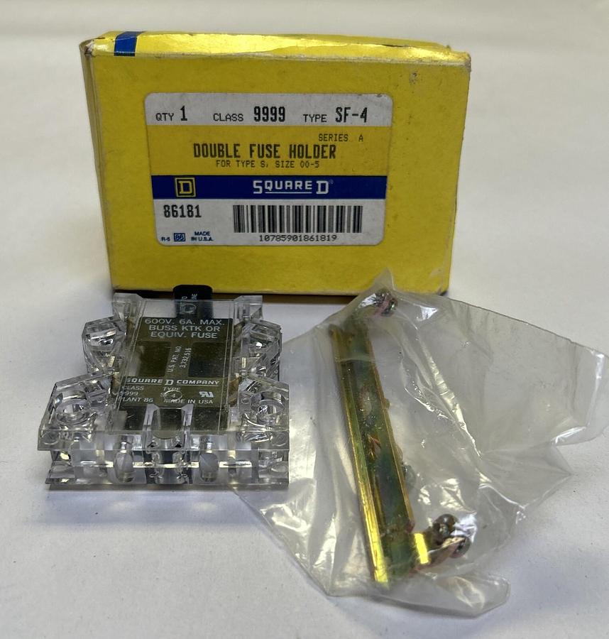 SQUARE D,9999-SF4,DOUBLE FUSE HOLDER NOS