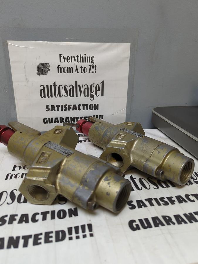 Used ROSS,1523A5002,LOCK-OUT VALVES 1-10 BAR LOT OF 2