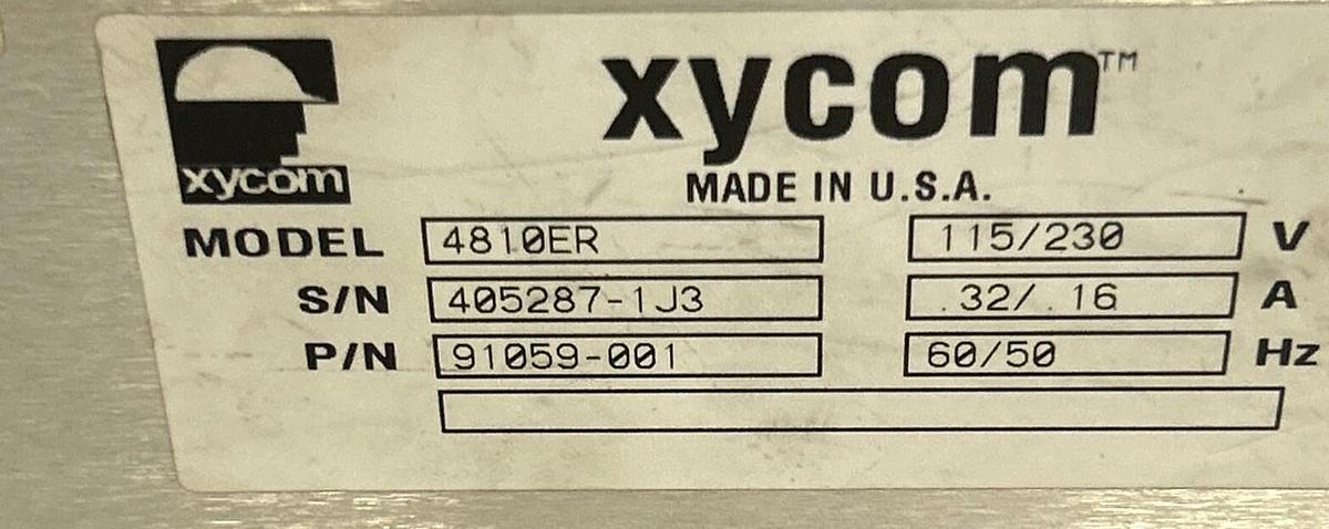 Used XYCOM,4810ER,OPERATOR INTERFACE TERMINAL W/KEYPAD
