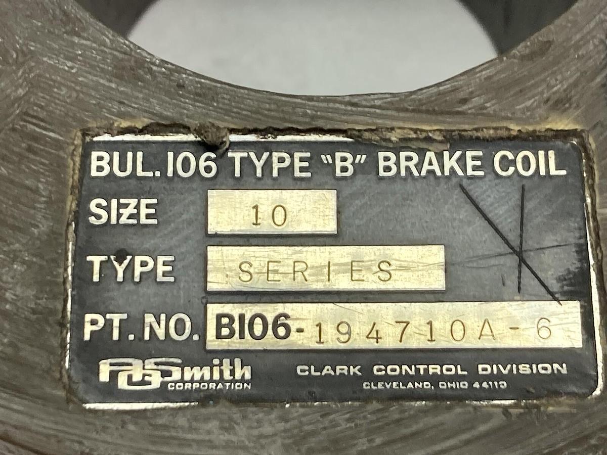 Used Sylvania,B106-194710A-6,Brake Coil Size 10