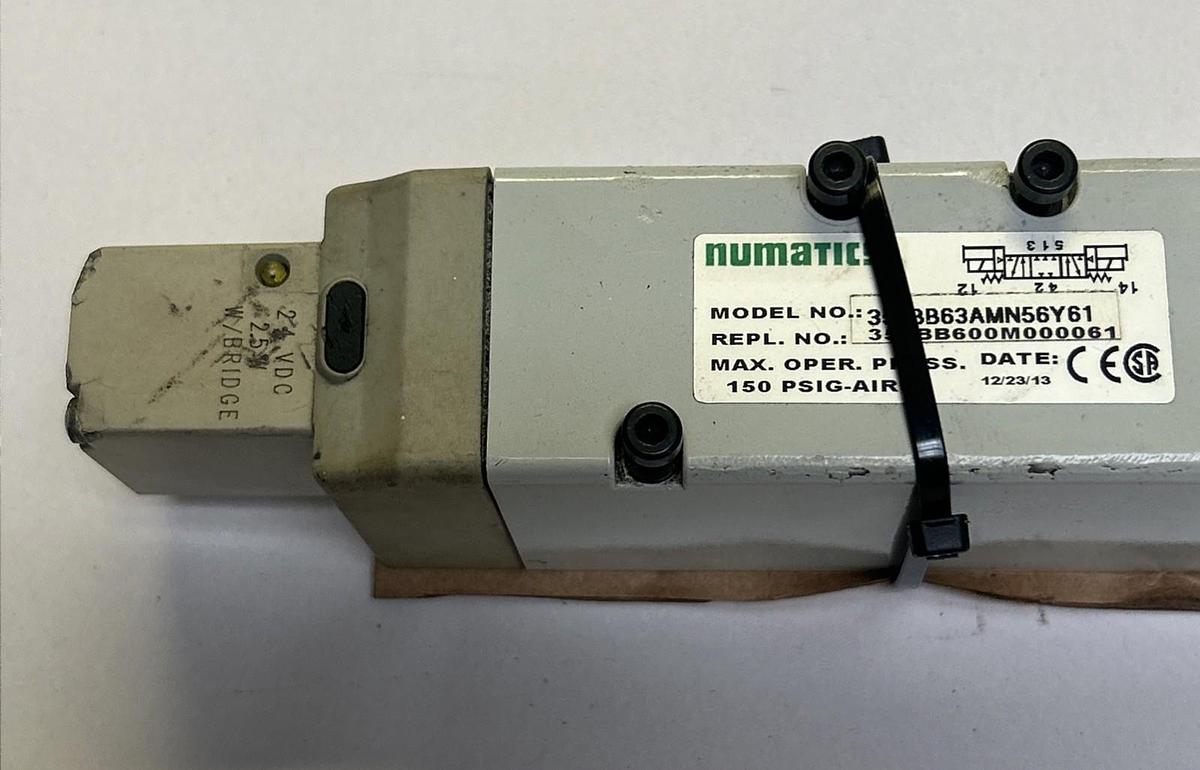 Used NUMATICS,354BB63AMN56Y61,SOLENOID VALVE