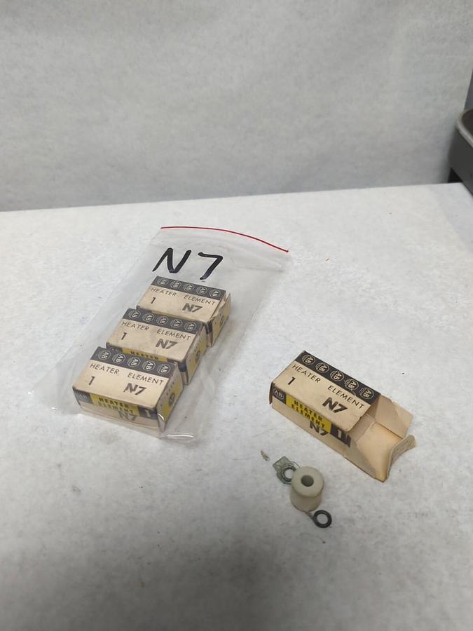 ALLEN BRADLEY,N7,THERMAL OVERLOAD HEATER ELEMENT LOT OF 4 NOS