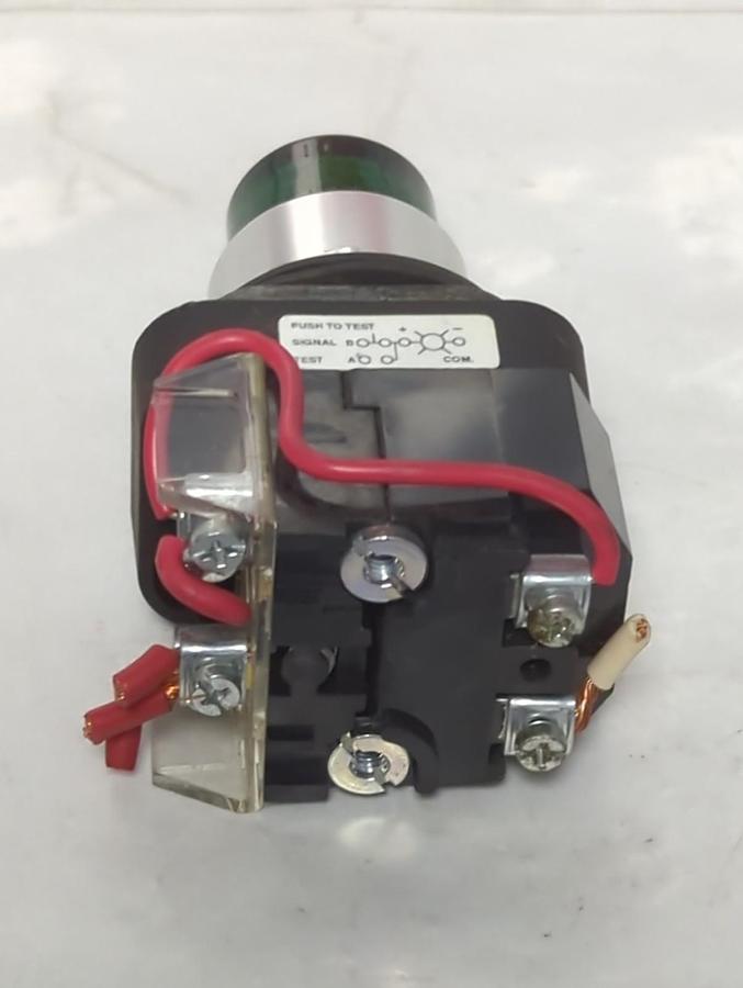 Used ALLEN BRADLEY,800T-PT16G,PUSH BUTTON GREEN SERIES T PRE-OWNED
