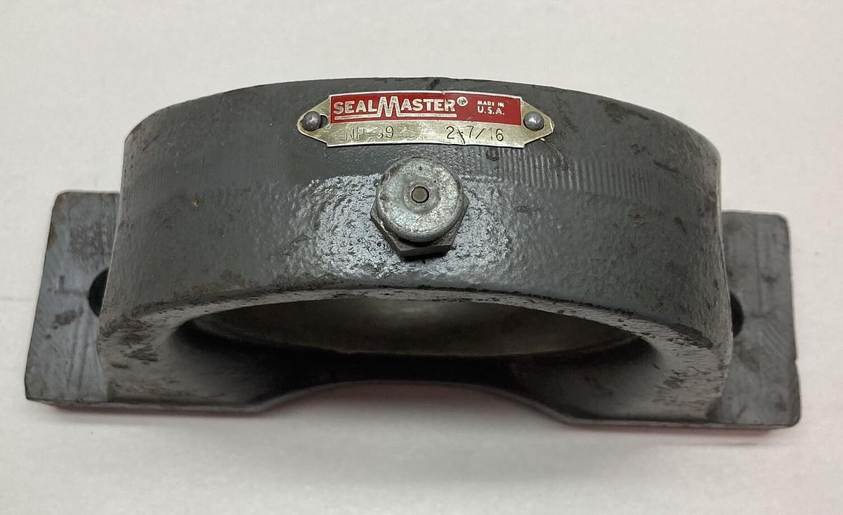 Used Sealmaster,NP-39,Pillow Block Bearing 2-7/16 Inch MISSING BEARING