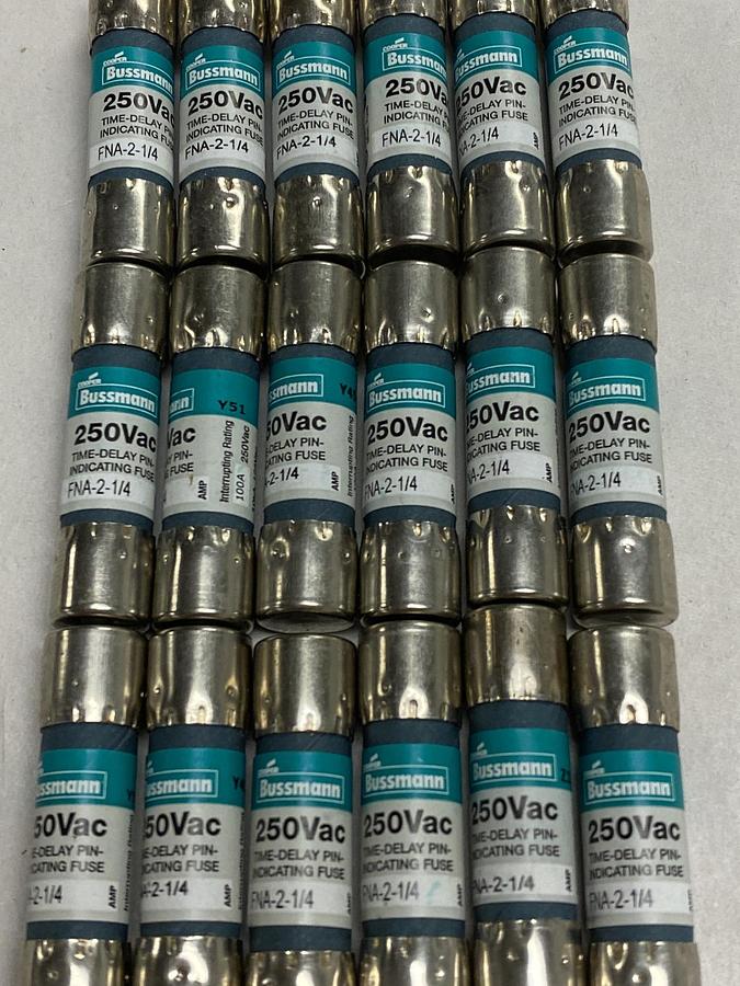Cooper Bussmann,FNA-2-1/4,Fuse Lot Of 18