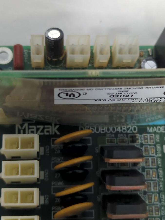 Used MITSUBISHI/MAZAK,D65UB004820-HR371-Y,CIRCUIT BOARD PRE-OWNED
