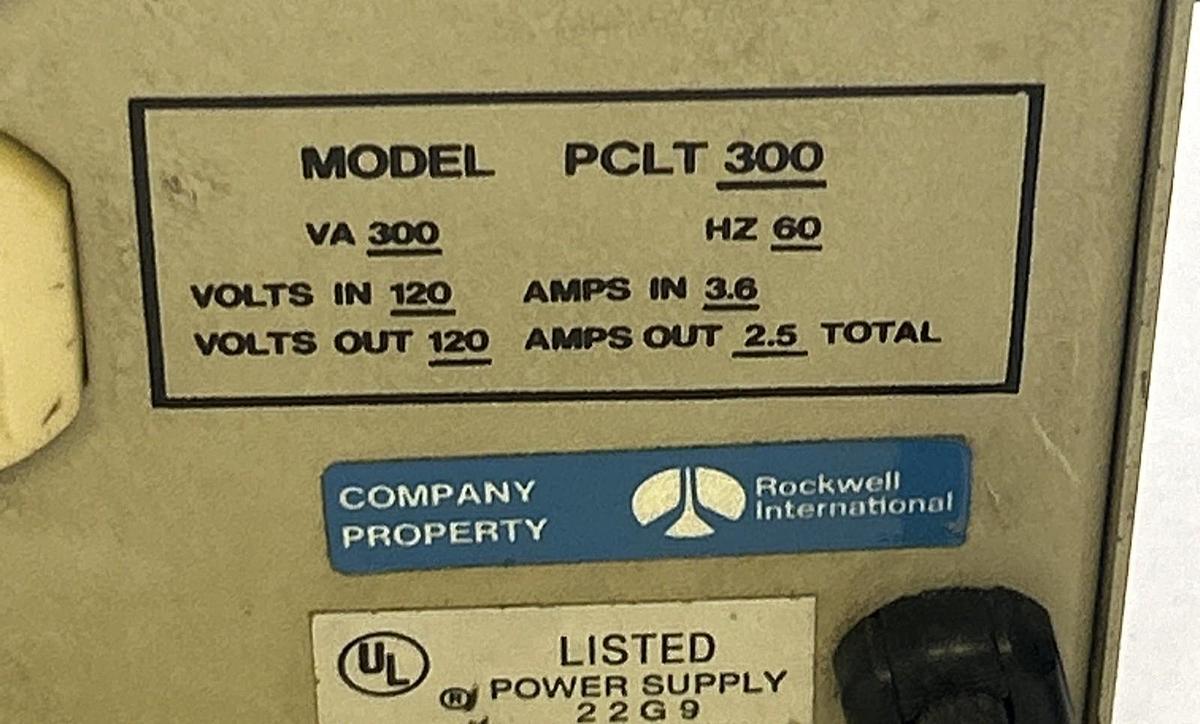 Used LINETAMER,PCLT300,POWER SUPPLY