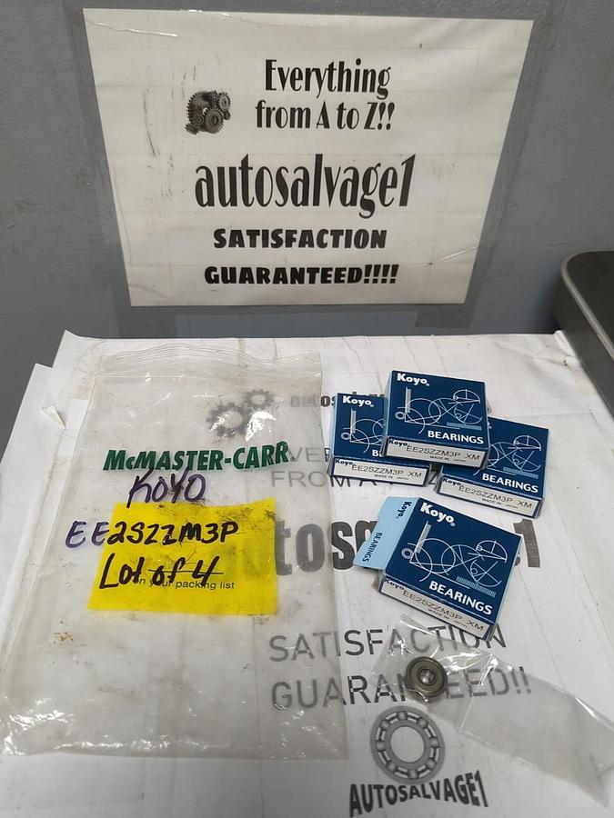 KOYO,EE2SZZM3P,BALL BEARINGS LOT OF 4 NOS