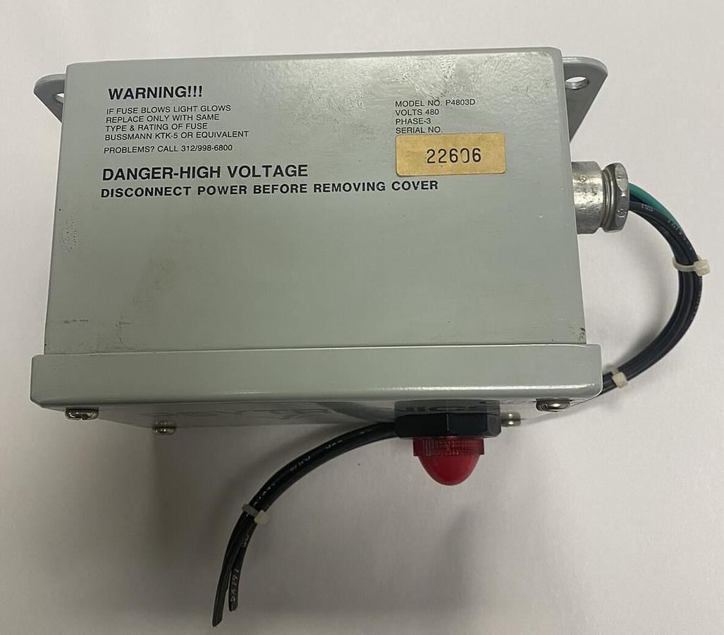 Used PSYTRONIC,P4803D,SURGE SUPPRESSOR