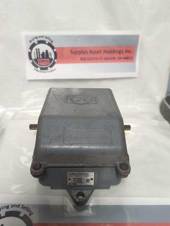 Used EATON CUTLER HAMMER,E84AAN,LIMIT SWITCH AC-A600 DC-N300 PRE-OWNED