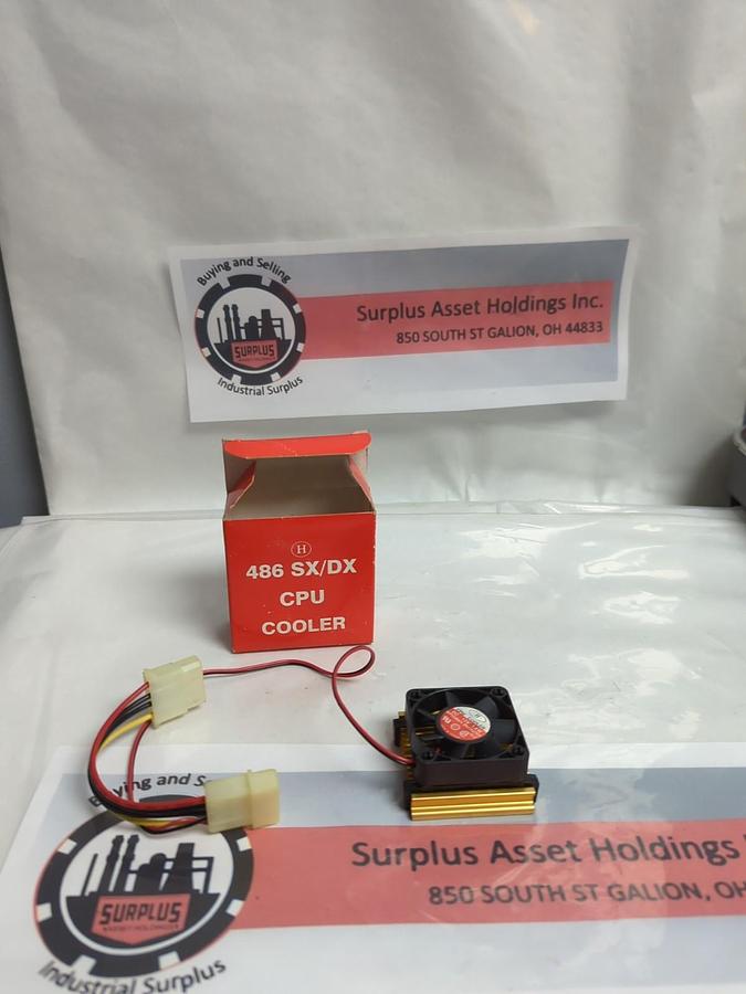 Used CPU COOLER,486 SX/DX,CPU COOLING FAN NOS