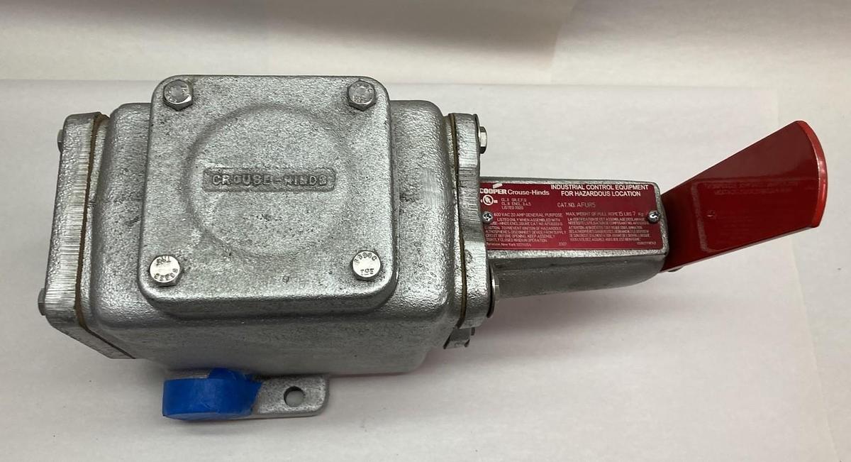 Used Appleton,AFUR5,Full Cord Switch 600Vac 20A