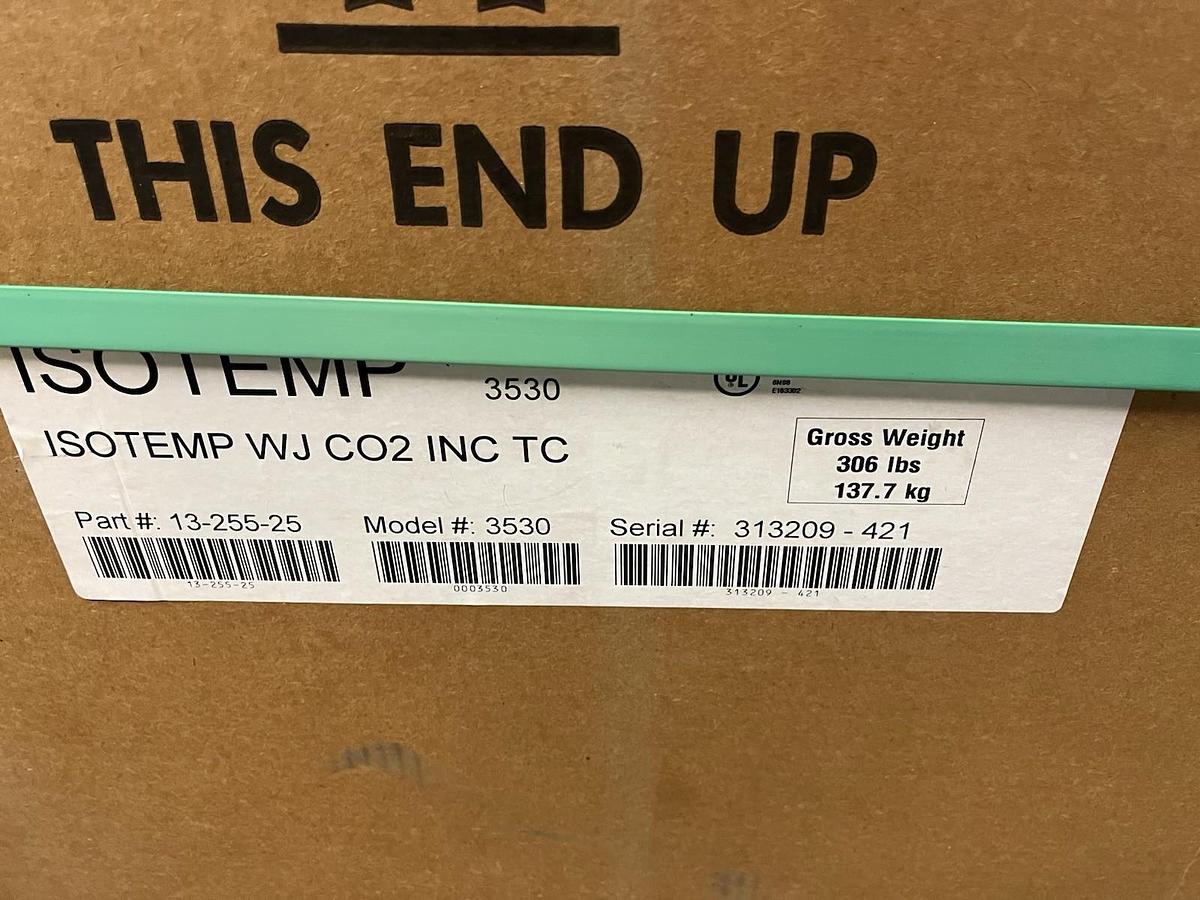 Used Fisher Scientific,3530,Isotemp Water Jacketed C02 Incubator 13-255-25