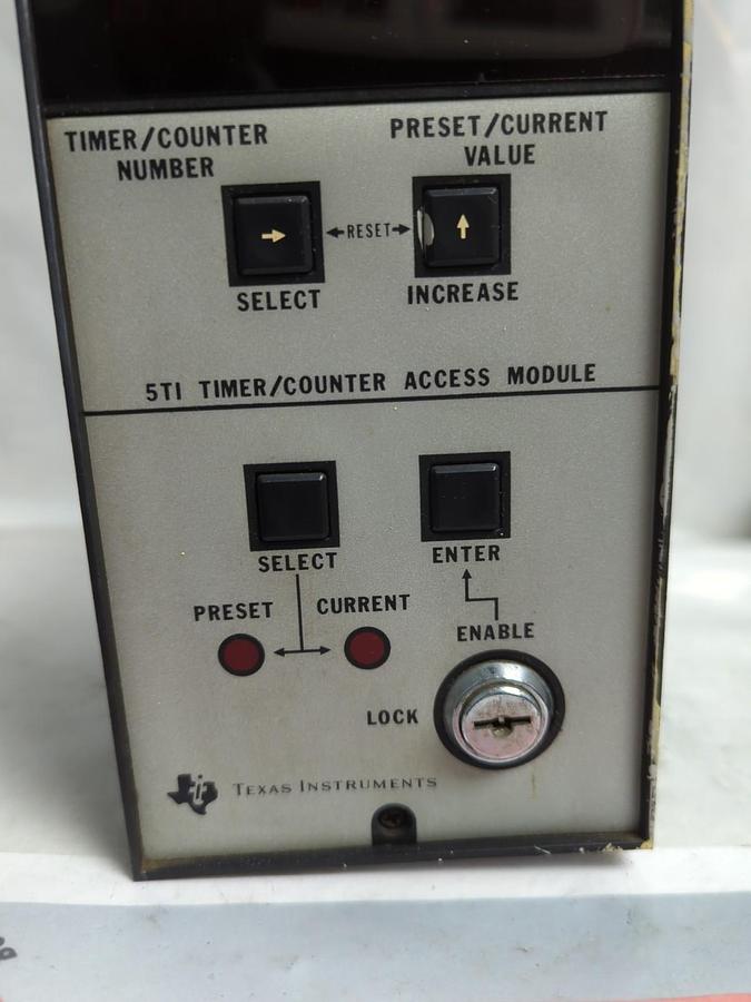 Used TEXAS INSTUMENTS,5TI-3201,DIGITAL TIMER/COUNTER PRE-OWNED