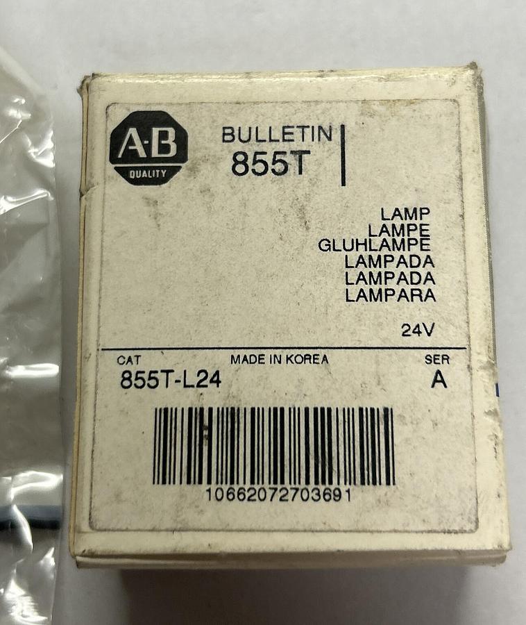 Used ALLEN BRADLEY,855T-L24,SER A LAMP NEW