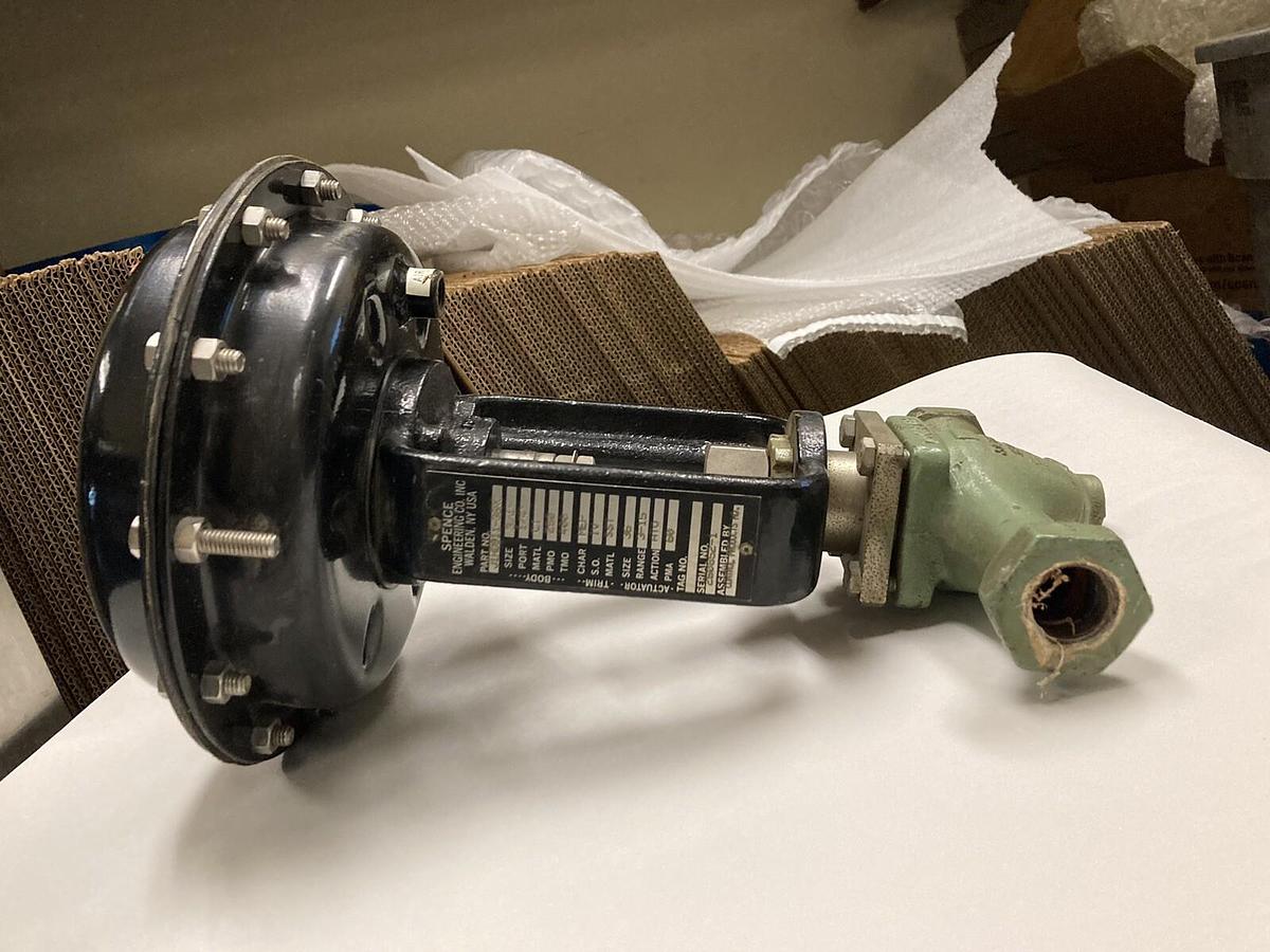 Used Spence Engineering Company,Type J1HD911-36RC,Size 3/4 INCH Valve Port 1/4 INCH