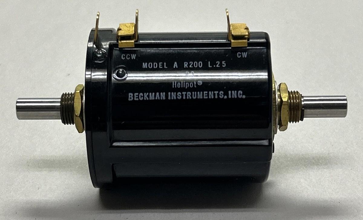 BECKMAN INSTRUMENTS,AR200L25,POTENTIONMETER ROTARY NOS