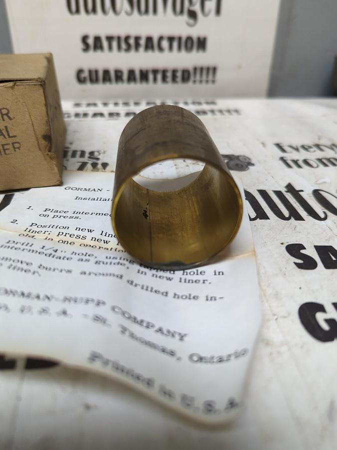 GORMAN RUPP,82 B.R.,BRASS PUMP SEAL LINER NOS