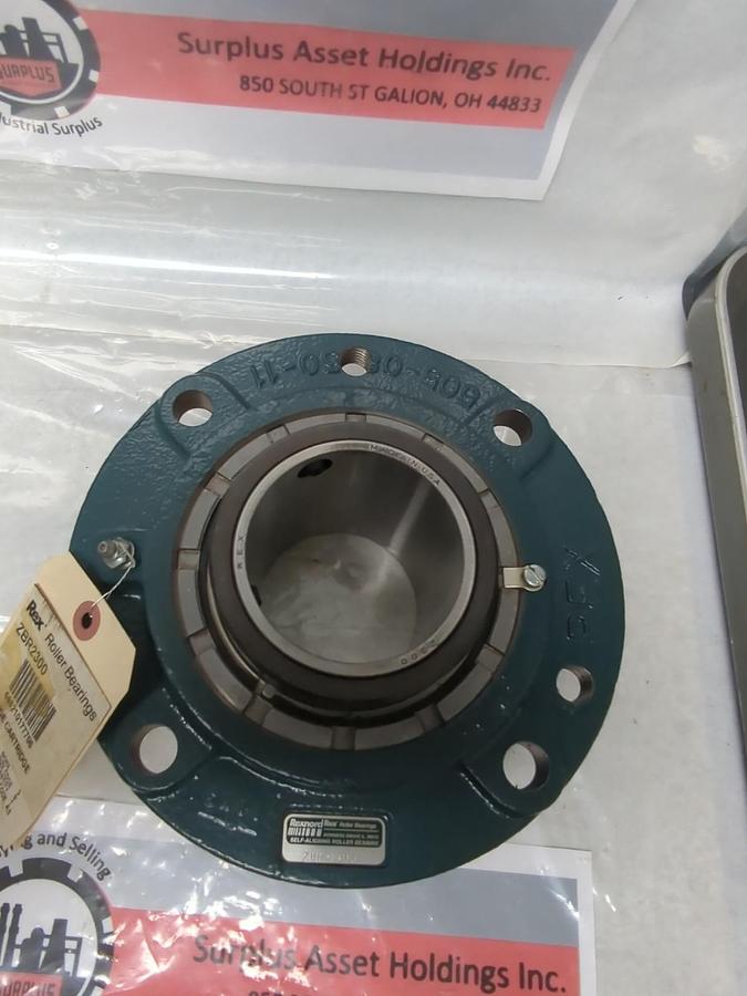 REXNORD,ZBR2300,FLANGE MOUNT ROLLER BEARING 3 INCH BORE NOS
