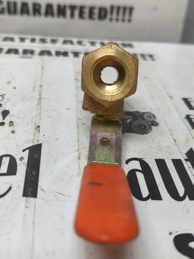 DYNAQUIP,600WOG,3/8 INCH BRASS BALL VALVE NOS