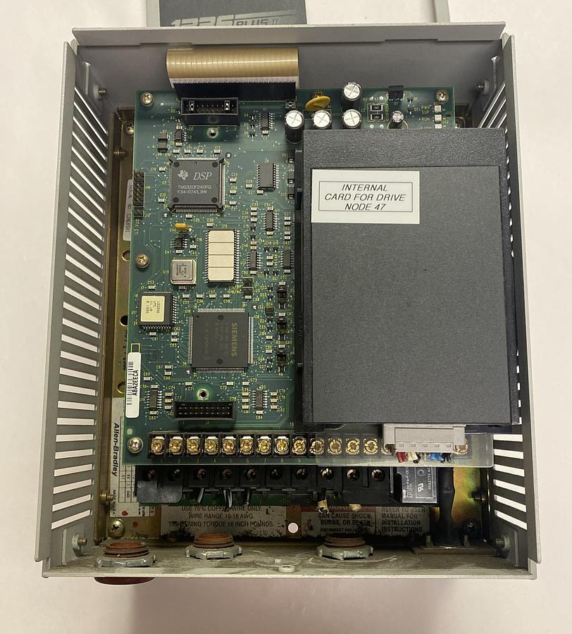 Used ALLEN-BRADLEY,1336F-BRF30-AA-EN-GMS5-L4 PLUS II,AC DRIVE 3HP