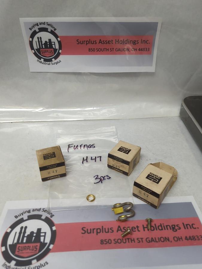 FURNAS,H47,OVERLOAD HEATER ELEMENT LOT OF 3 NOS