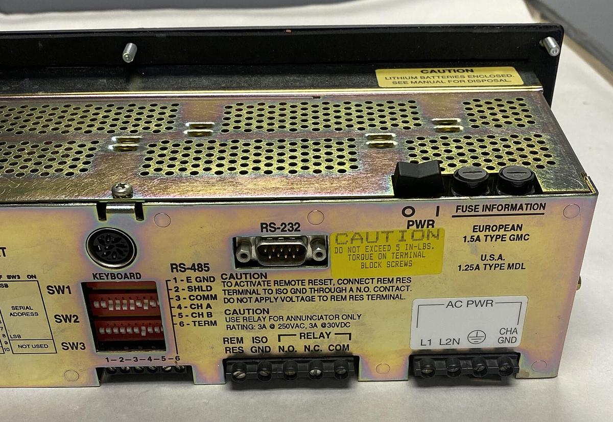 Used ALLEN BRADLEY,2706-E23J16B1,SER D REV E DATALINER OPERATOR INTERFACE