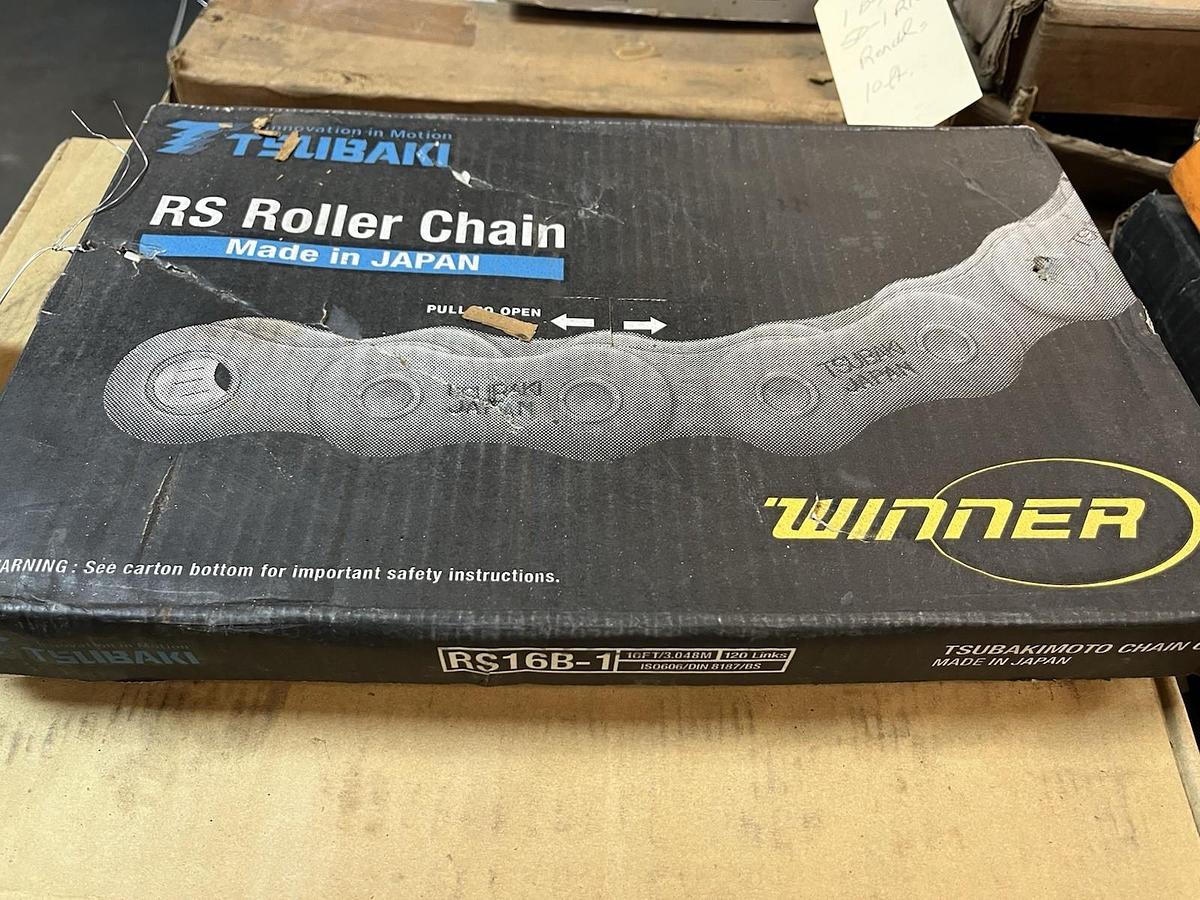 TSUBAKI,RS16B-1,ROLLER CHAIN 120 LINKS 10FT