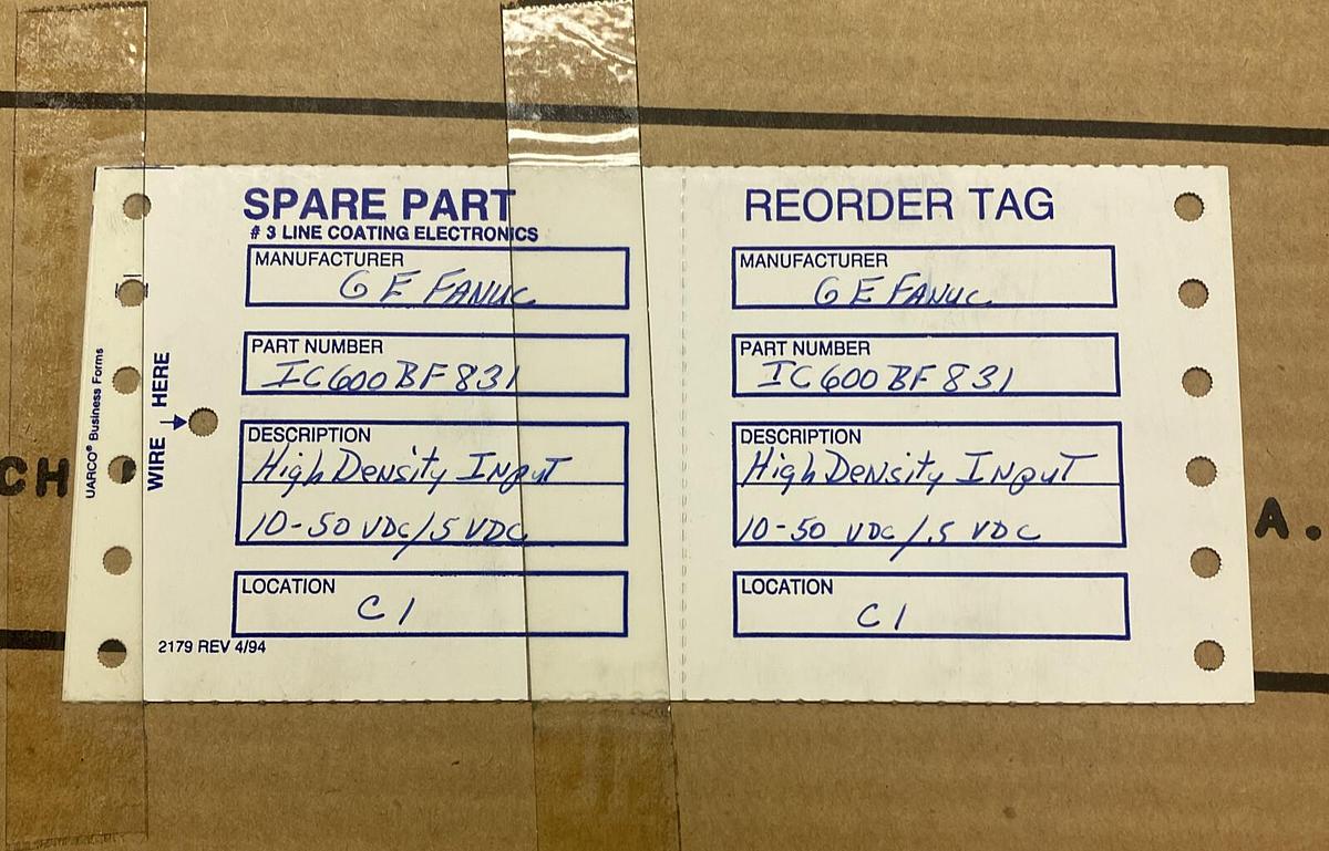 GE FANUC,IC600BF831,INPUT MODULE 32POINT WITH LIGHTS NEW