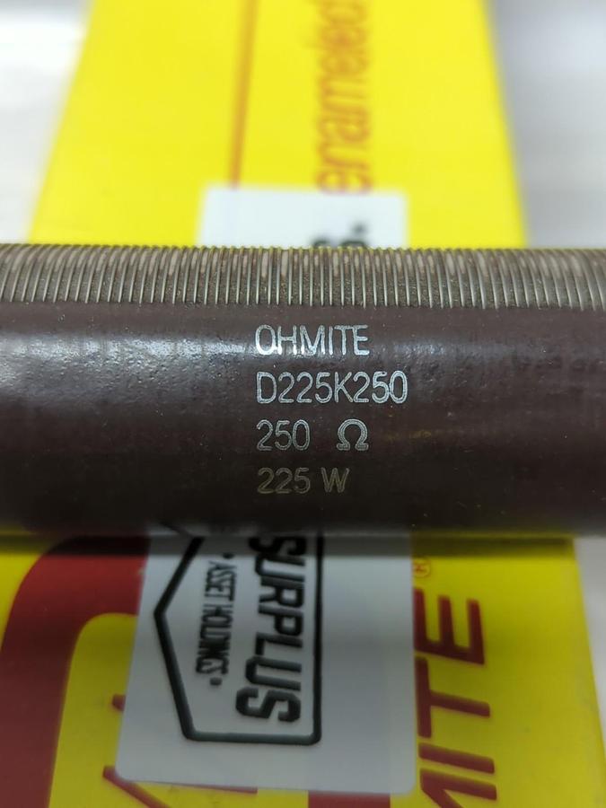 OHMITE,D225K250,LUG RESISTOR 250 OHM 225 WATT NOS